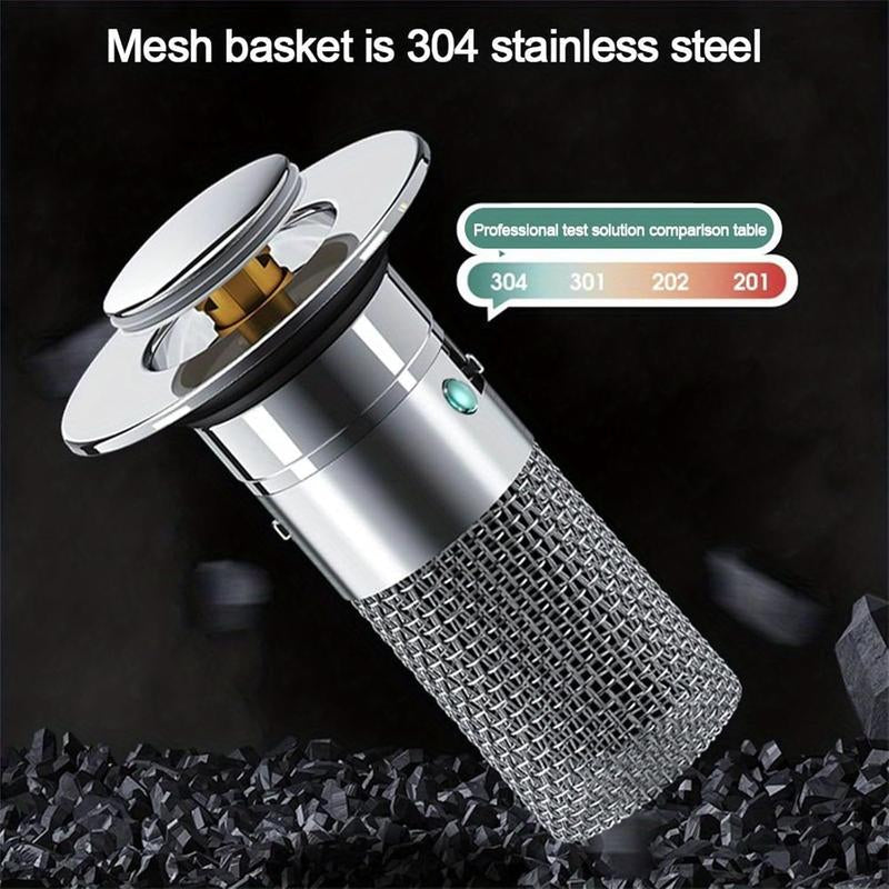 2-Piece Pop-Up Sink Drain Strainer Set
