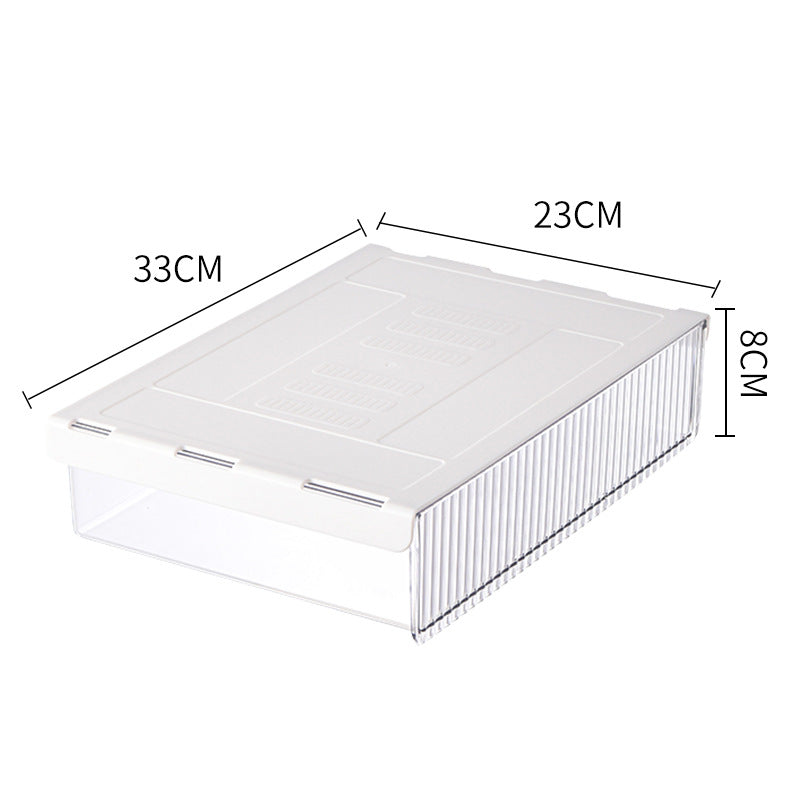 Under-Desk Hidden Drawer Organizer