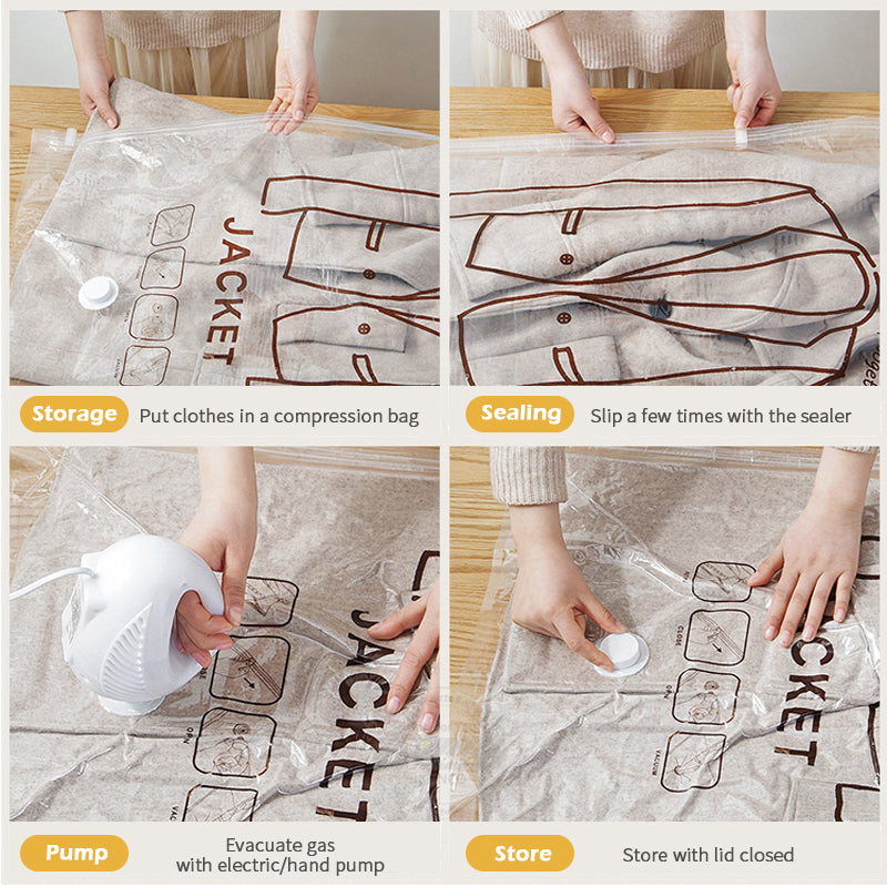 Reusable Vacuum Storage Bags