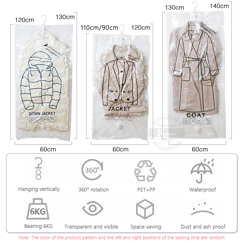 Reusable Vacuum Storage Bags
