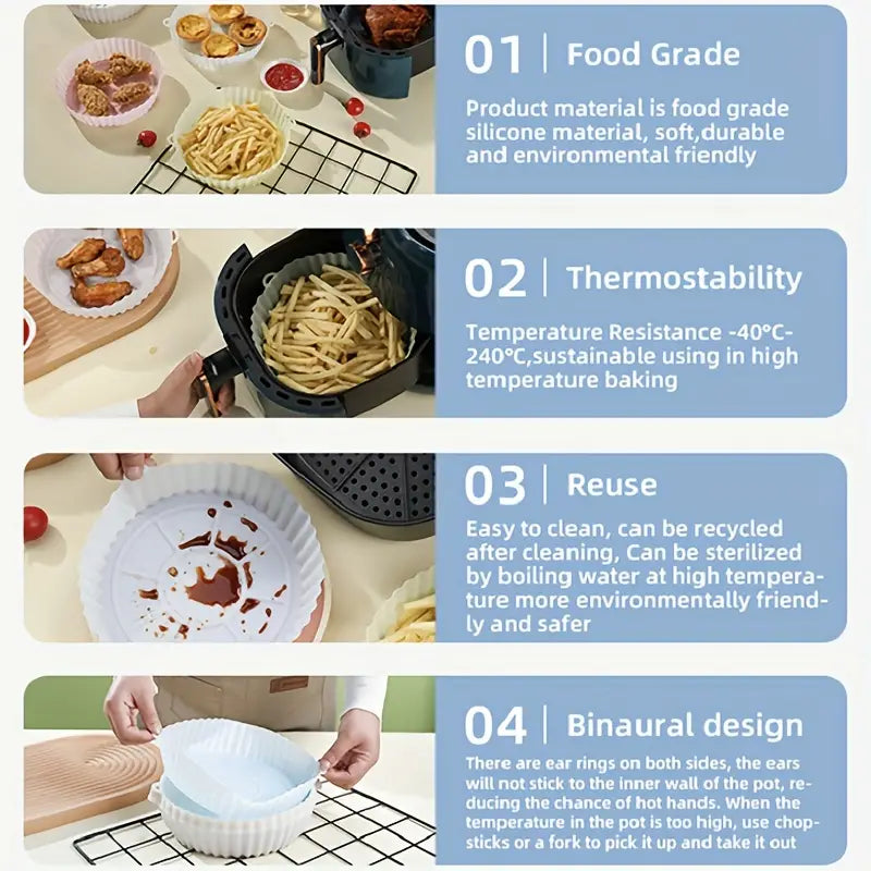 Reusable Silicone Air Fryer Liner