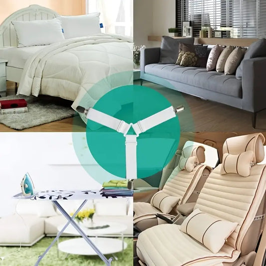 4-Piece Bed Sheet Fastener Set