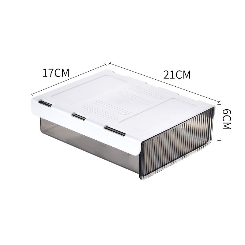 Under-Desk Hidden Drawer Organizer