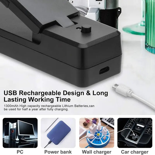 2-in-1 Rechargeable Mini Bag Sealer