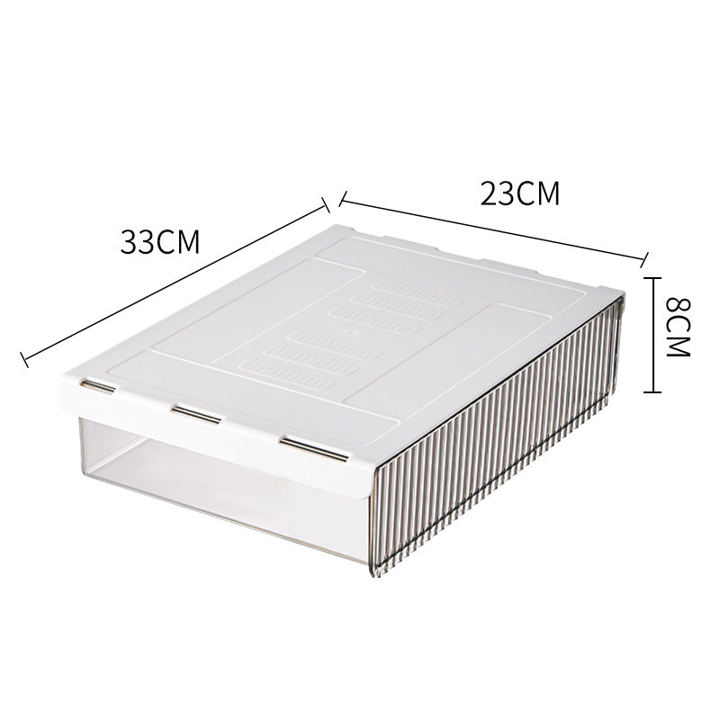 Under-Desk Hidden Drawer Organizer